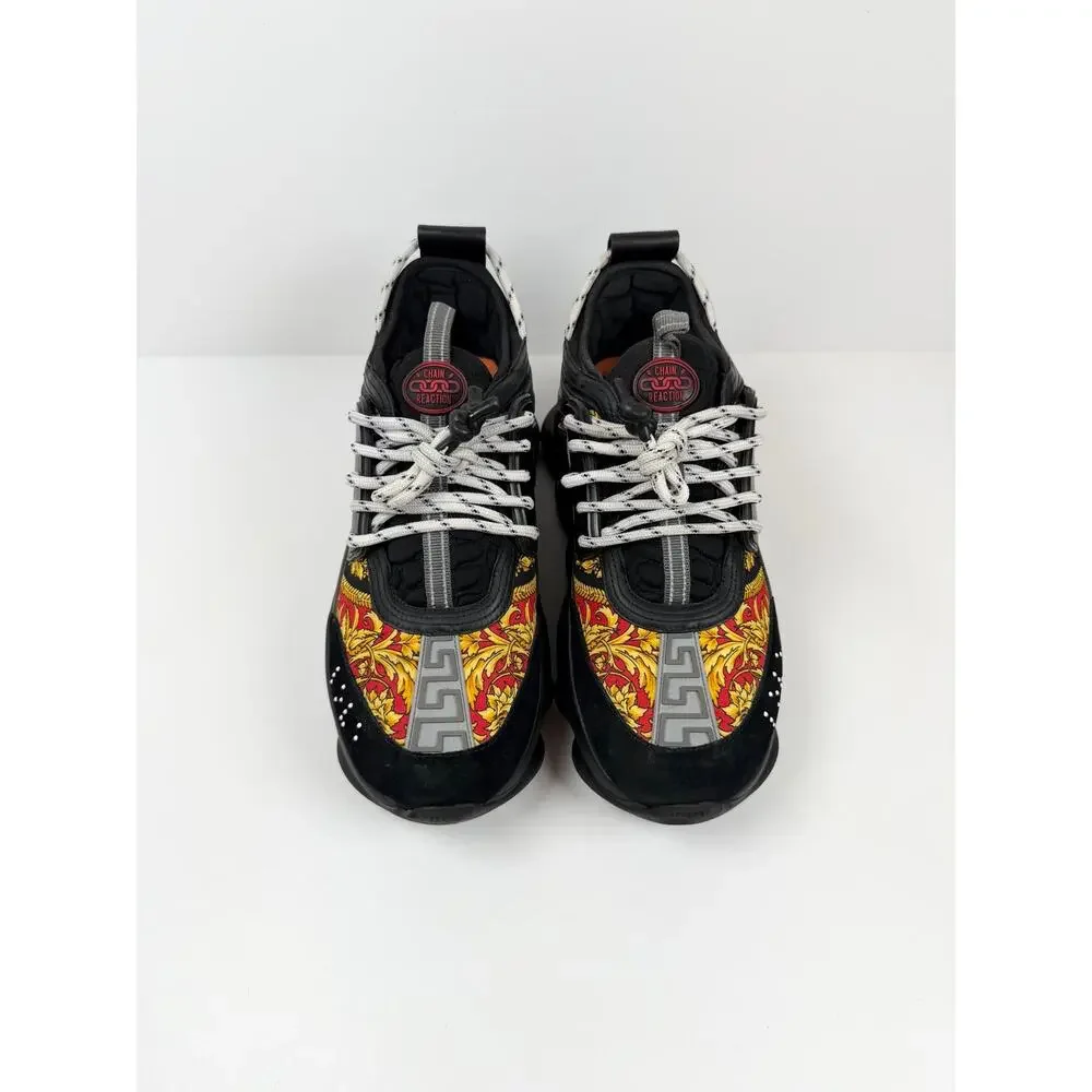 Size 43EU/10US - Versace Chain Reaction Black